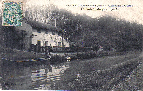 12 - VILLEPARISIS (S-et-M) - Canal de l'Ourcq - La maison du garde-pêche